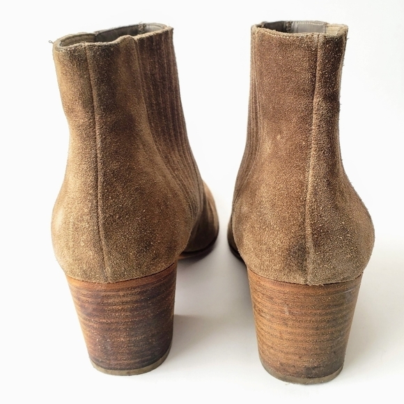 Vince Haider Taupe Suede Chelsea Ankle Boots in Flint Size 10 - Picture 10 of 12